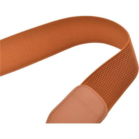 Women’s Elastic Stretch Wide Waist Belts Orange - Picture 4 of 5